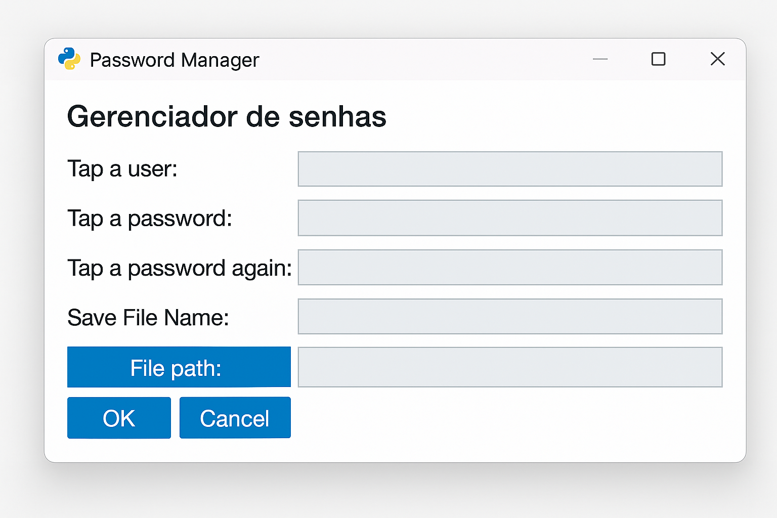 Gerador de Senhas