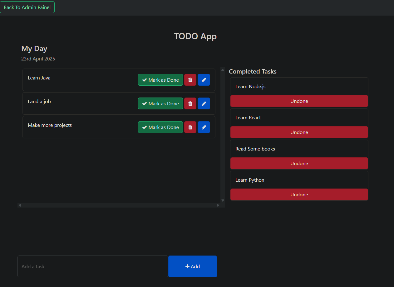 Projeto TODO Django